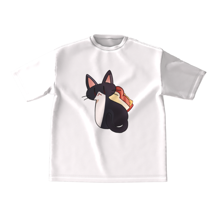 白ビッグシルエットTシャツ - M -