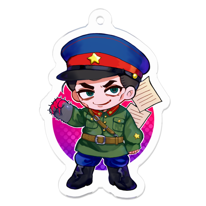 アクリルキーホルダー - 50 x 50 (mm)