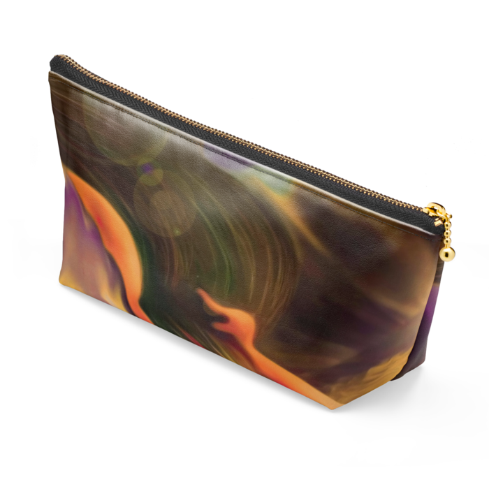 ポーチ - 長さ21.5cm / 高さ10cm - ブラック