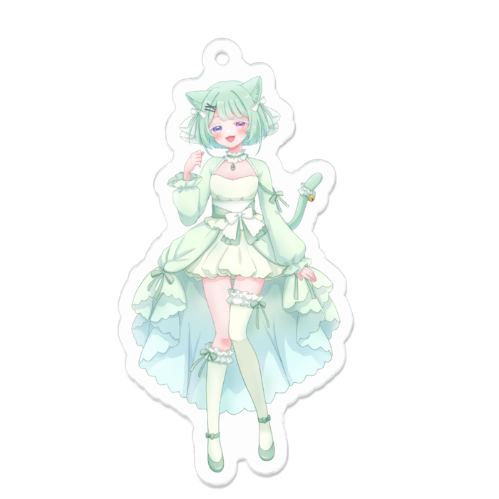 アクリルキーホルダー - 70 x 70 (mm)