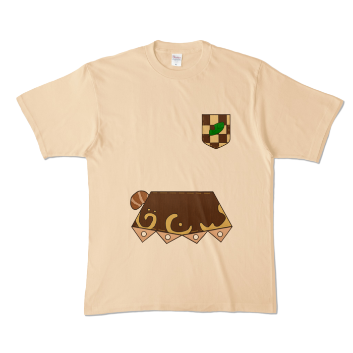 カラーTシャツ - XL - ナチュラル (淡色)