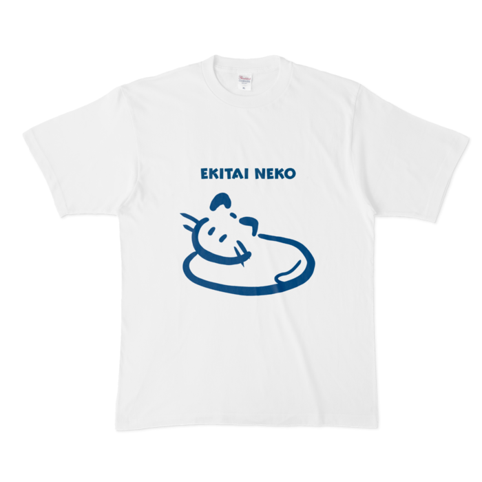 白Tシャツ - XL - ブルー