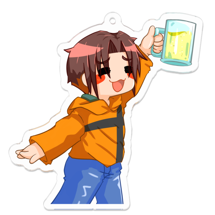 アクリルキーホルダー - 70 x 70 (mm)