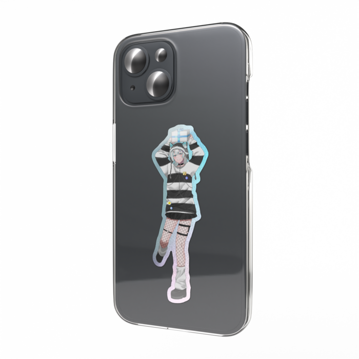 オーロラスマホステッカー - 縦