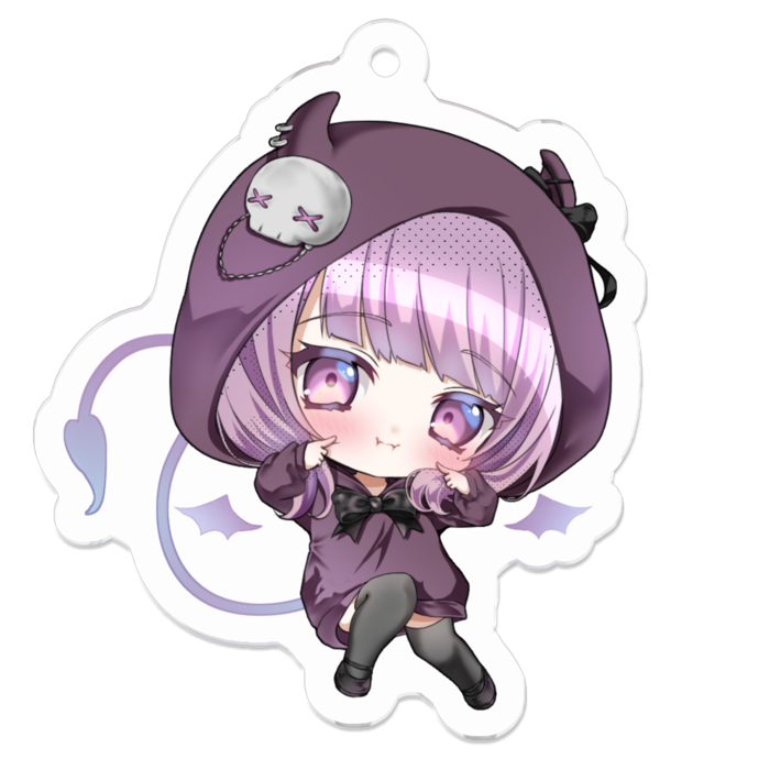 アクリルキーホルダー - 50 x 50 (mm)