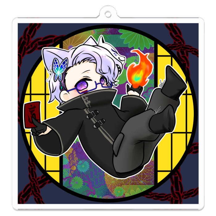 アクリルキーホルダー - 70 x 70 (mm)