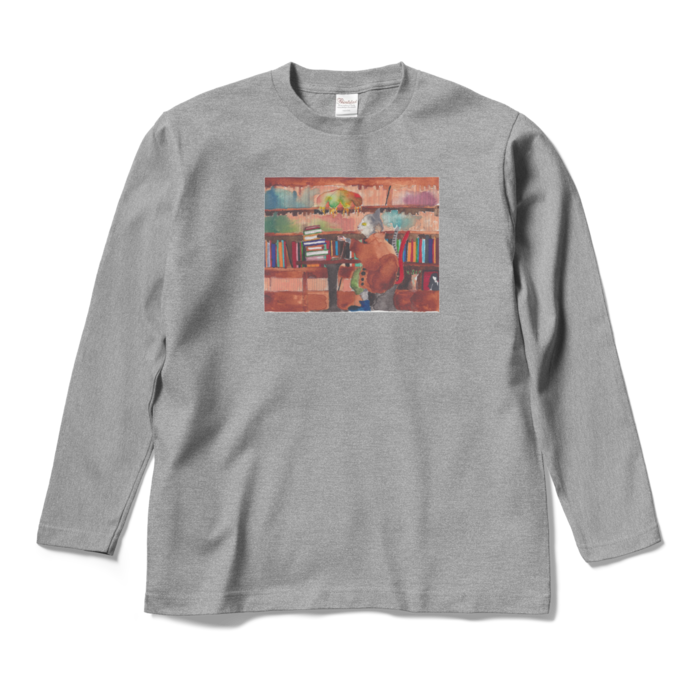 ロングスリーブTシャツ - M - 杢グレー