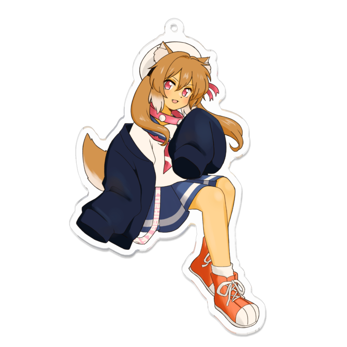 アクリルキーホルダー - 100 x 100 (mm)