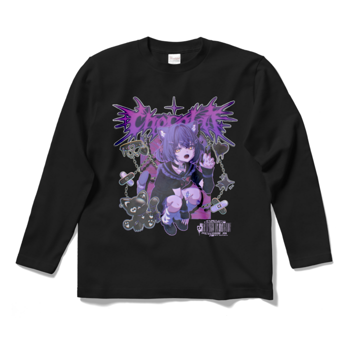 ロングスリーブTシャツ - S - ブラック