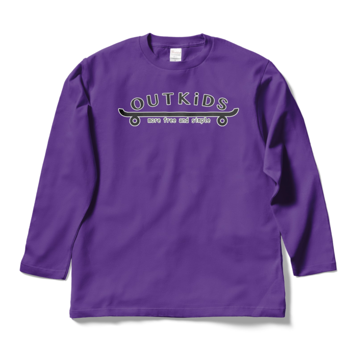 ロングスリーブTシャツ - L - パープル