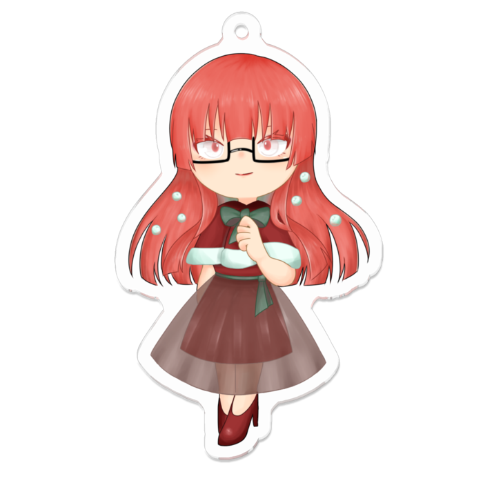 如月麻里亜 アクリルキーホルダー さくらもち Booth