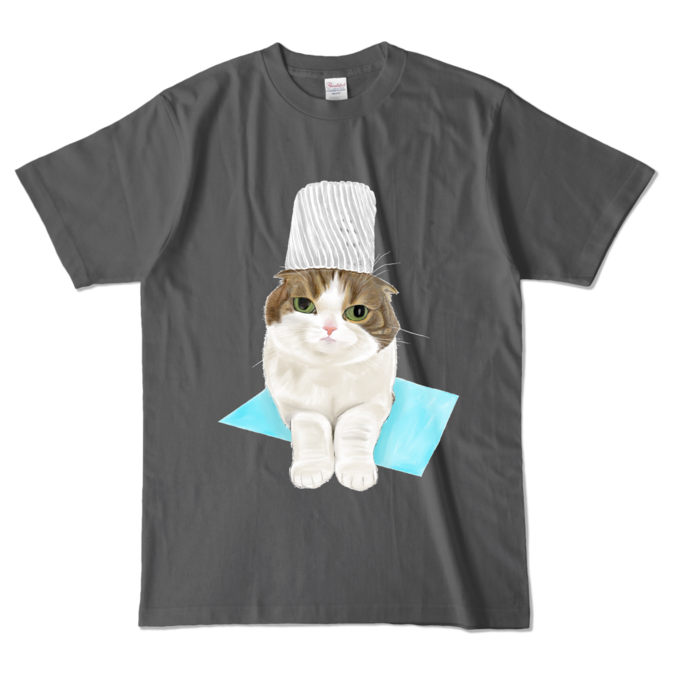 カラーTシャツ - L - チャコール (濃色)