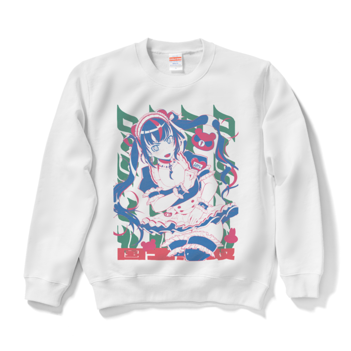 スウェット - S - ホワイト(GREEN)