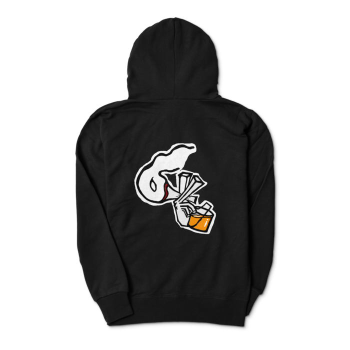 ジップパーカー - S - ブラック