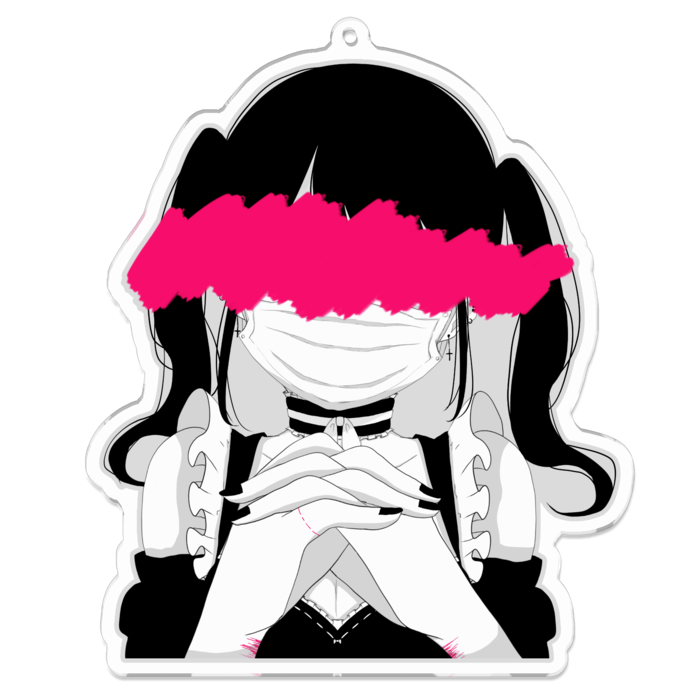 アクリルキーホルダー - 100 x 100 (mm)