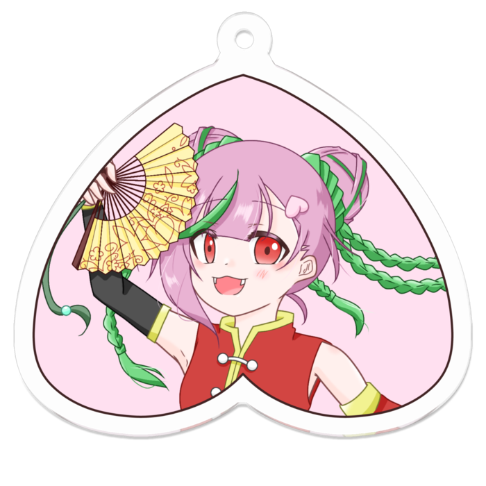 アクリルキーホルダー - 50 x 50 (mm)