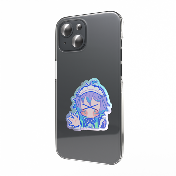 オーロラスマホステッカー - 縦