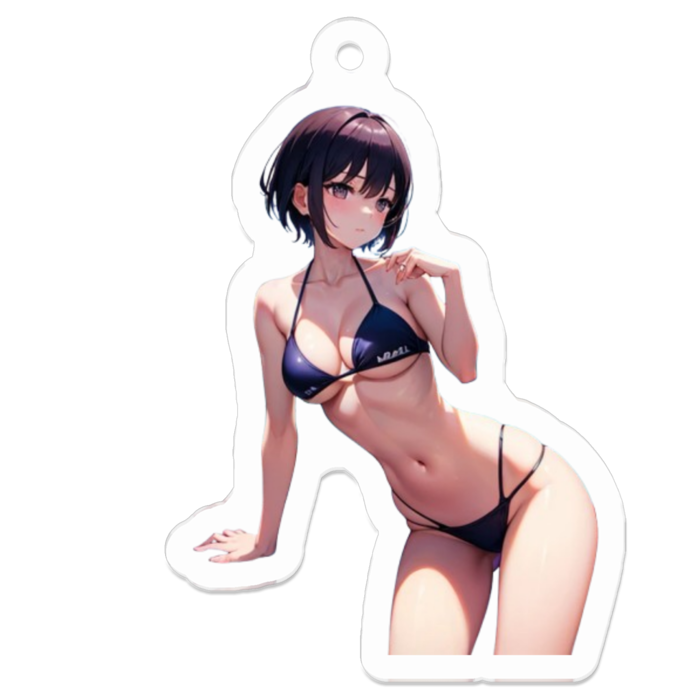 アクリルキーホルダー - 50 x 50 (mm)