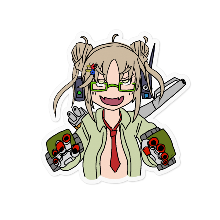 ステッカー - 100 x 100 (mm)