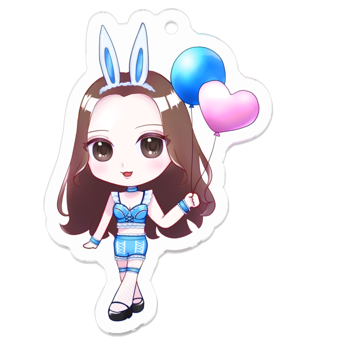 アクリルキーホルダー - 50 x 50 (mm)