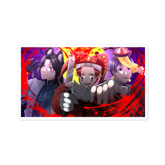 ステッカー - 100 x 100 (mm)