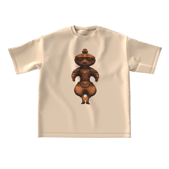 ビッグシルエットTシャツ - L - サンドベージュ