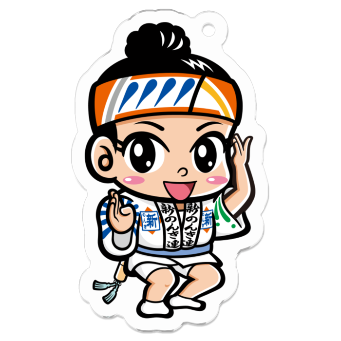 アクリルキーホルダー - 50 x 50 (mm)