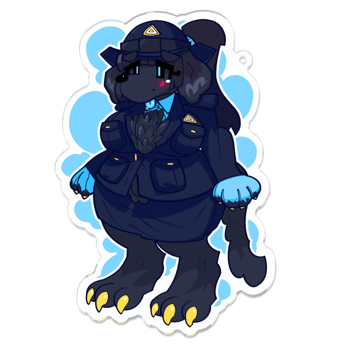 アクリルキーホルダー - 100 x 100 (mm)