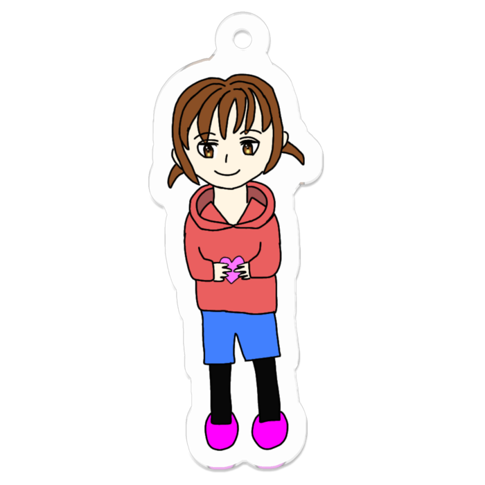 アクリルキーホルダー - 50 x 50 (mm)