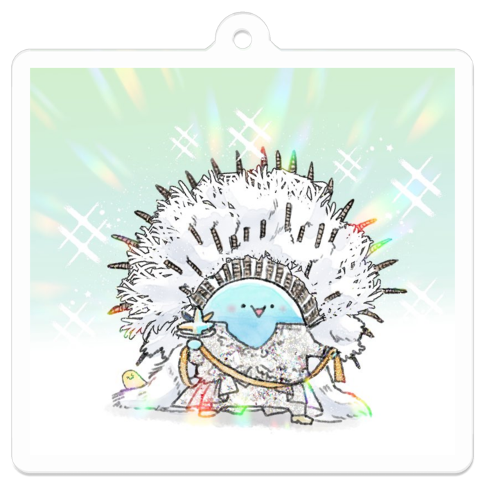 アクリルキーホルダー - 50 x 50 (mm)