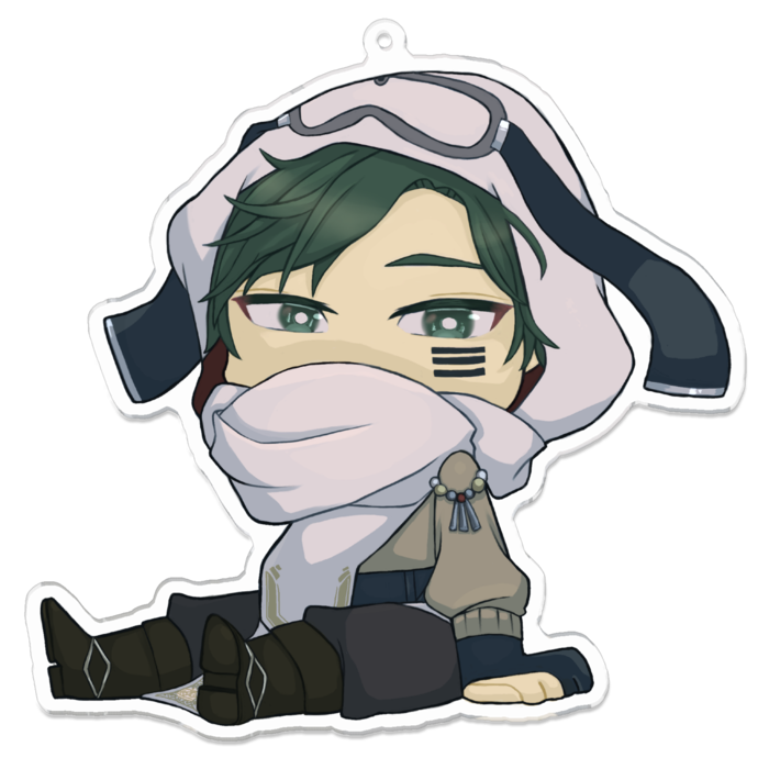 アクリルキーホルダー - 100 x 100 (mm)