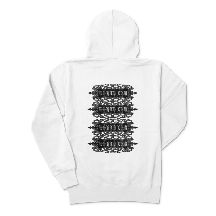 ジップパーカー - M - 背面