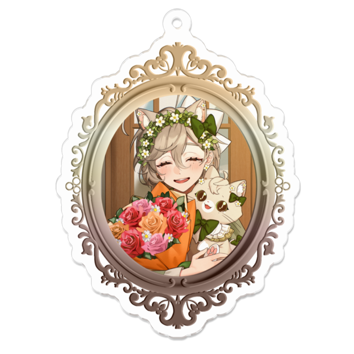 アクリルキーホルダー - 70 x 70 (mm)