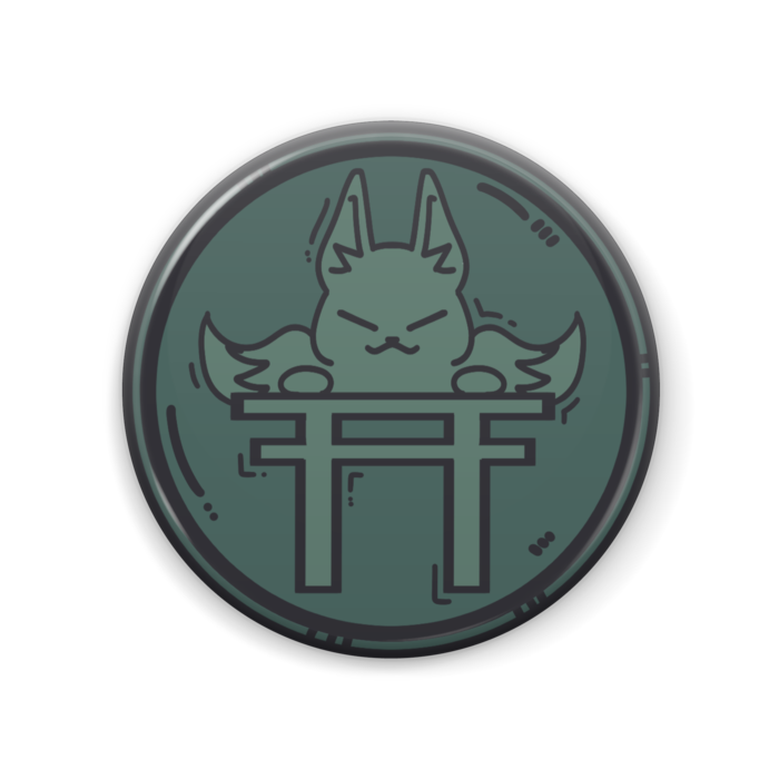 缶バッジ - 57mm　青銅