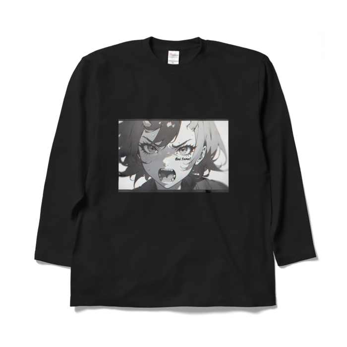 ロングスリーブTシャツ - XL - ブラック
