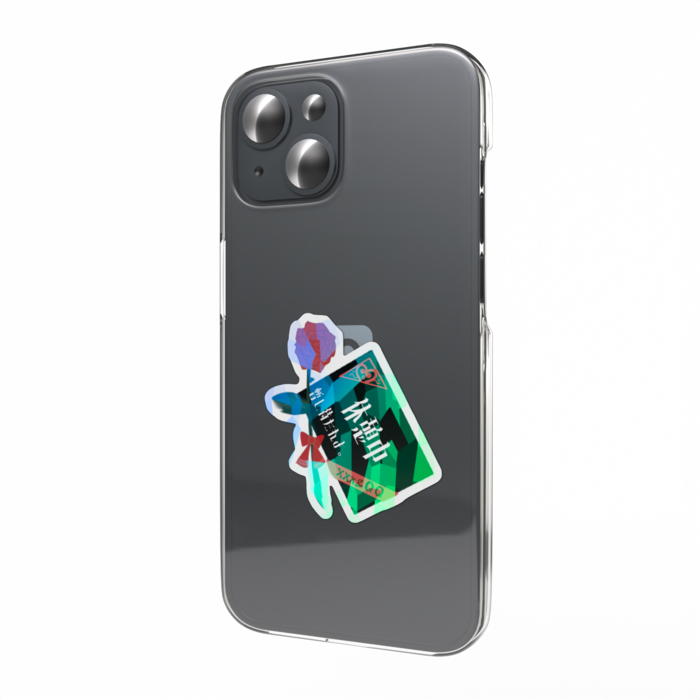 ホログラムスマホステッカー - 大