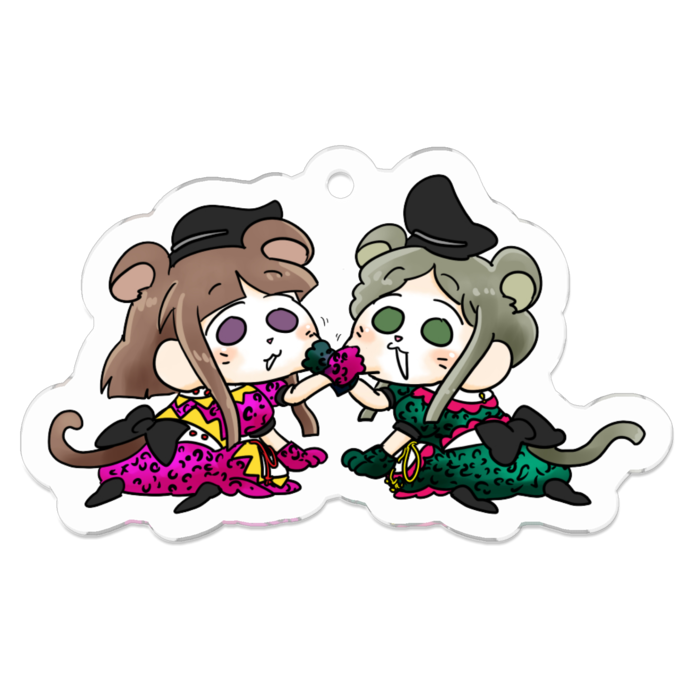 アクリルキーホルダー - 50 x 50 (mm)