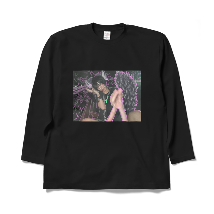 ロングスリーブTシャツ - XL - ブラック