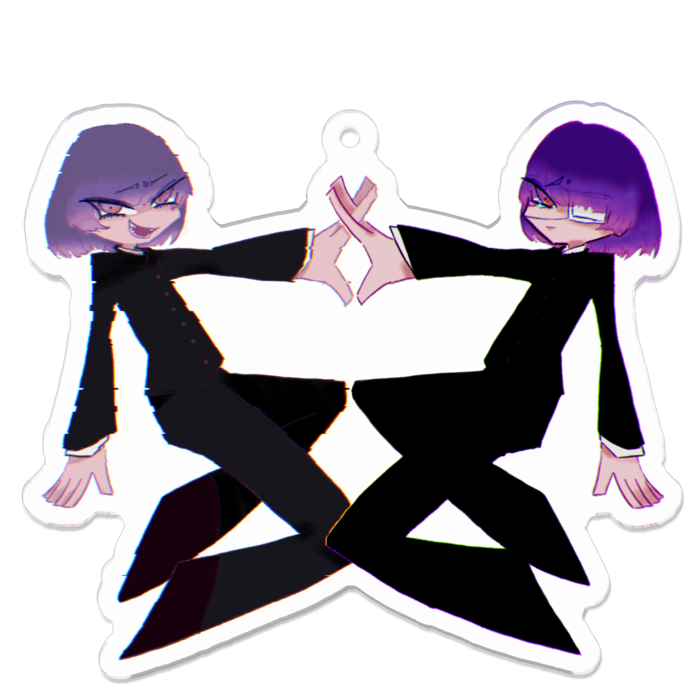 アクリルキーホルダー - 70 x 70 (mm)