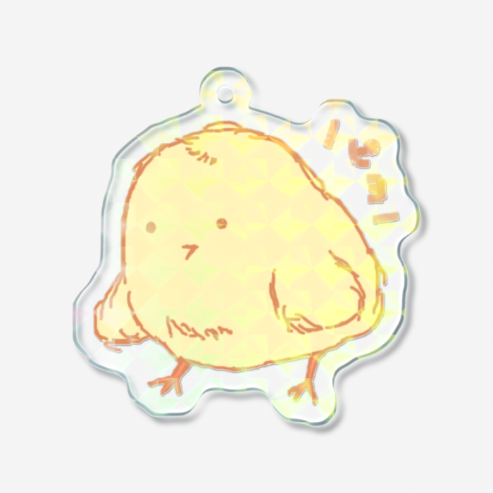 ホログラムアクリルキーホルダー - 50 × 50mm