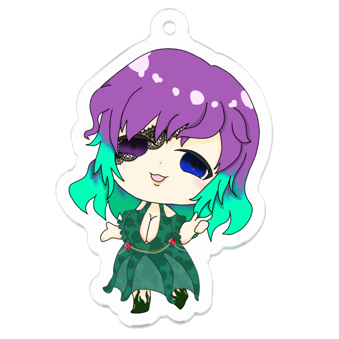 アクリルキーホルダー - 50 x 50 (mm)