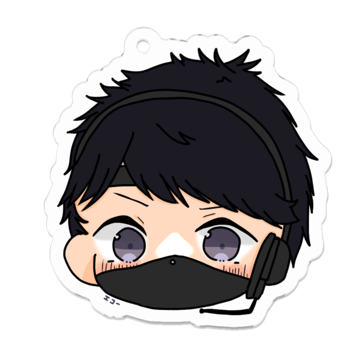 アクリルキーホルダー - 50 x 50 (mm)