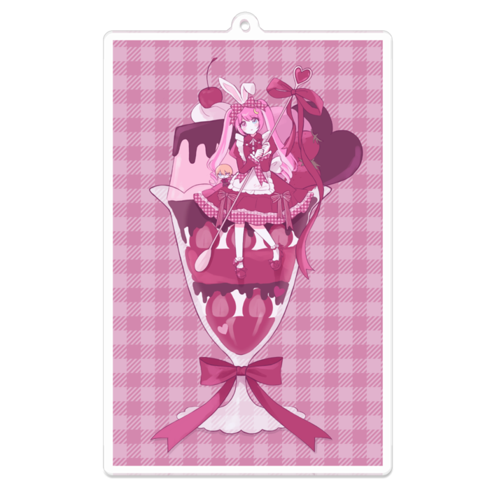 アクリルキーホルダー - 100 x 100 (mm)