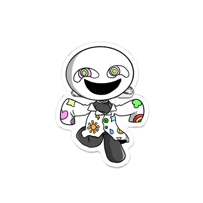 アクリルバッジ - 70 x 70 (mm)