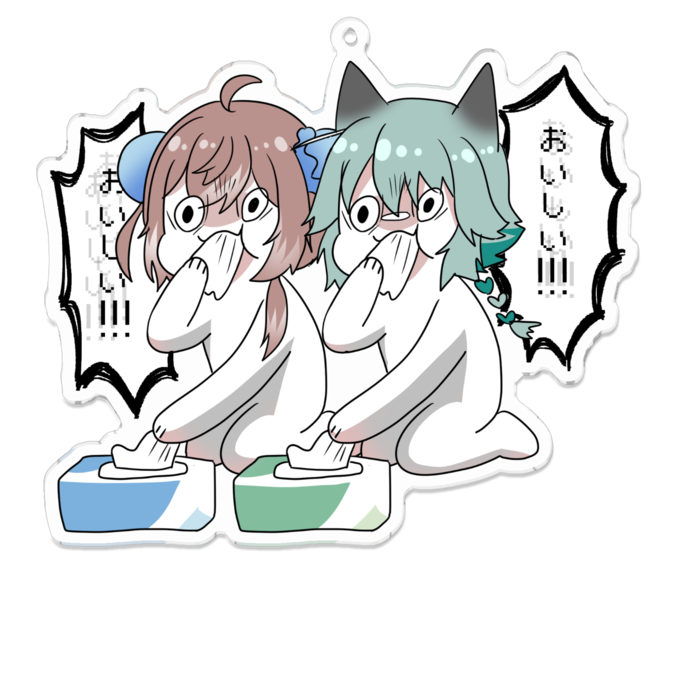 アクリルキーホルダー - 100 x 100 (mm)