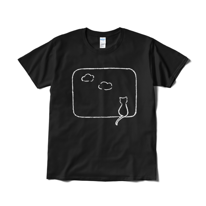 Tシャツ(白) - L - ブラック