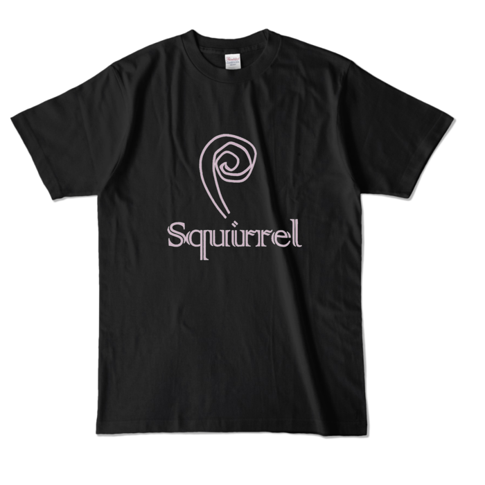 Squirrel Tシャツ - L - ブラック (濃色)
