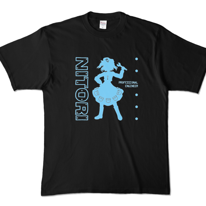 カラーTシャツ - XL - ブラック (濃色)