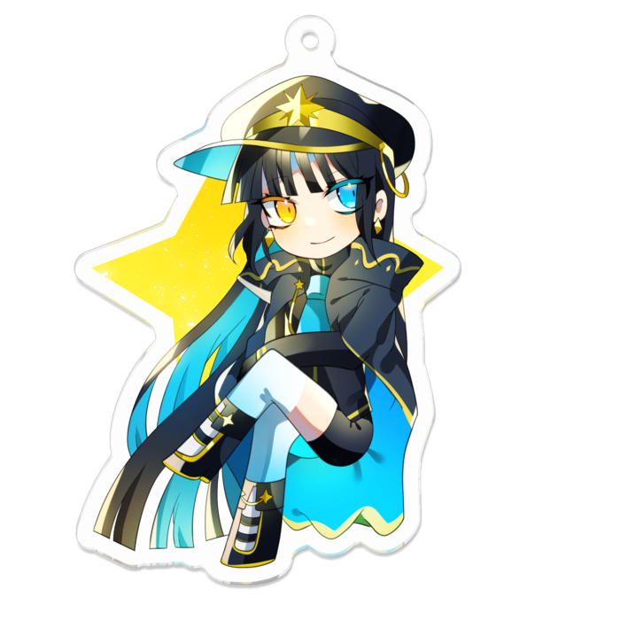 アクリルキーホルダー - 70 x 70 (mm)