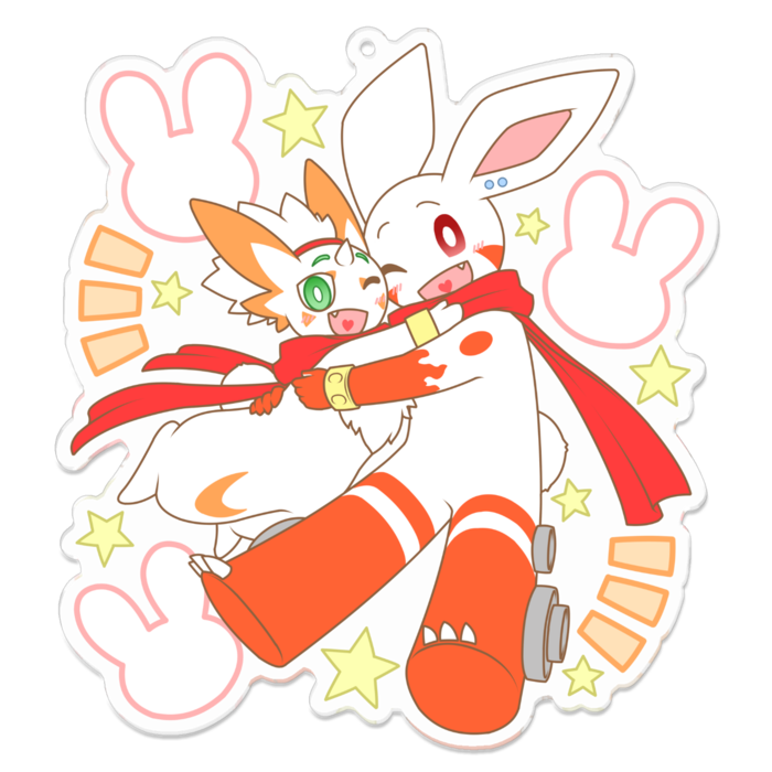 アクリルキーホルダー - 100 x 100 (mm)